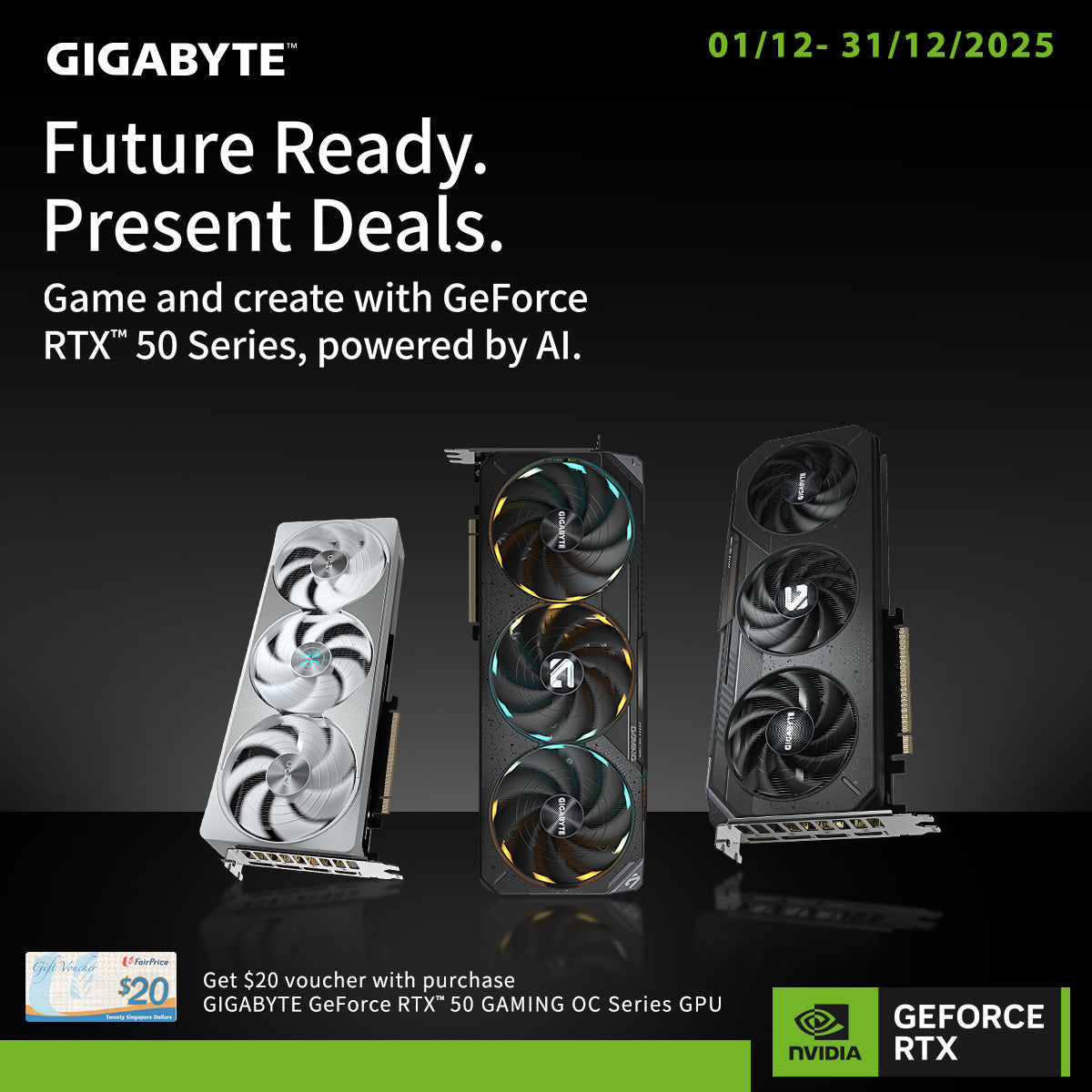 Gigabyte GeForce RTX 5070 Ti | Aero OC 16GB GPU