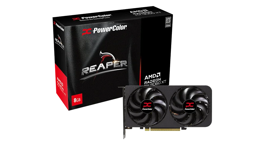 PowerColor Radeon RX 9060 XT Reaper 8GB GPU