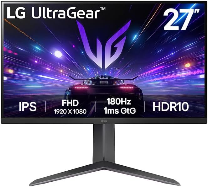LG 27GS65F-B | 27" 180HZ 1080P (FHD) IPS Gaming Monitor