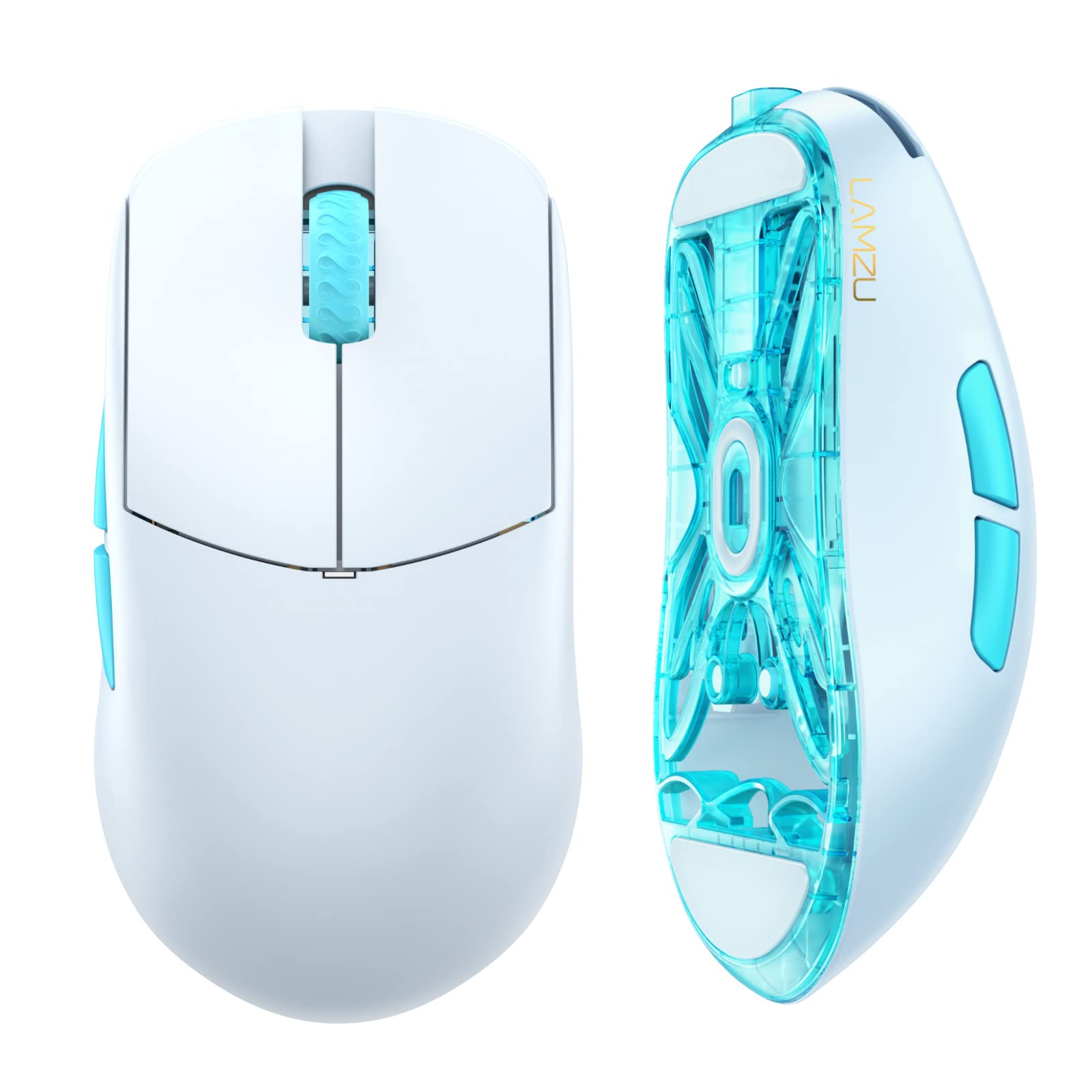 LAMZU Atlantis V2 1K Dongle Wireless Gaming Mouse (White)