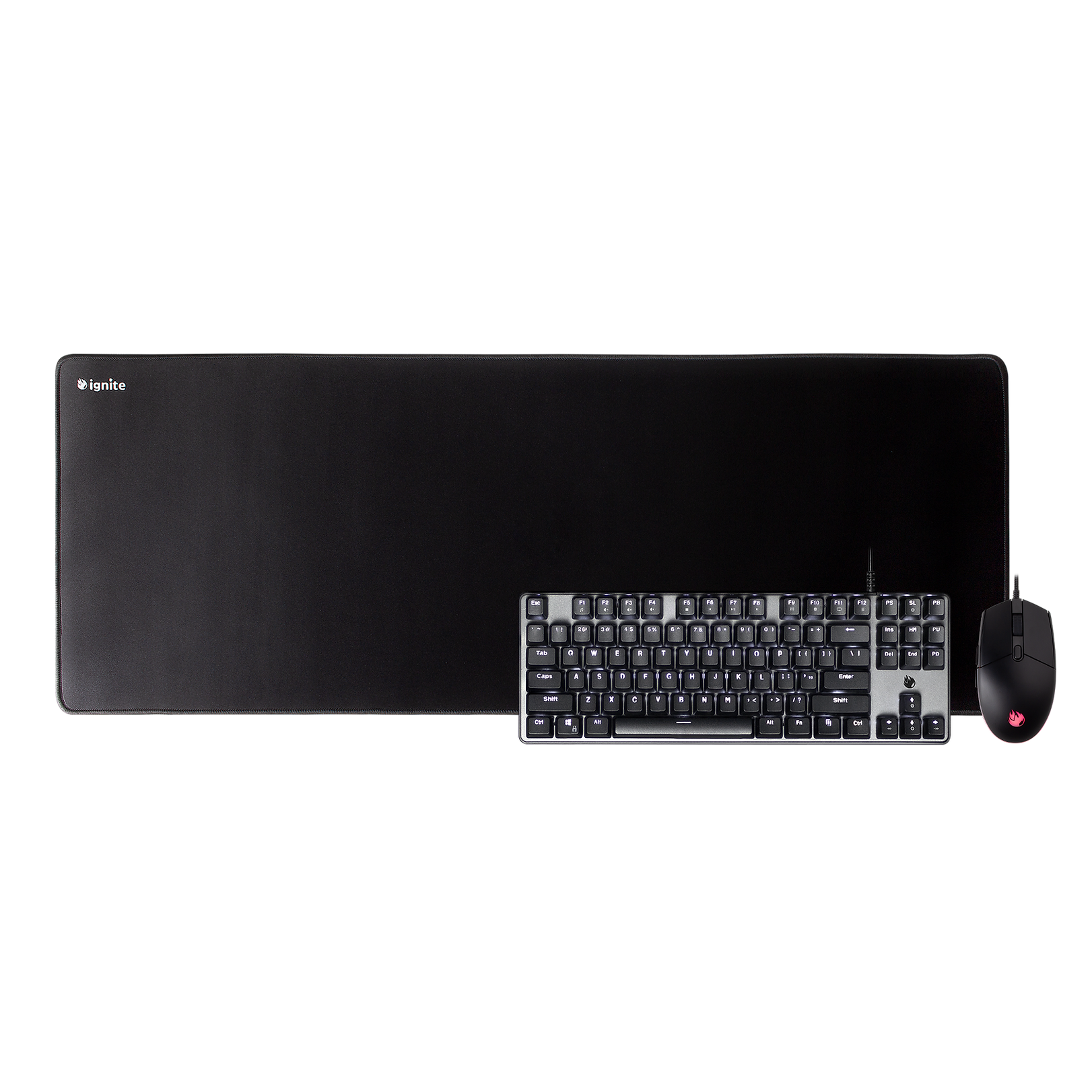 TECWARE IGNITE 3-1 Gaming Bundle | Gaming Mouse, Keyboard and Pad