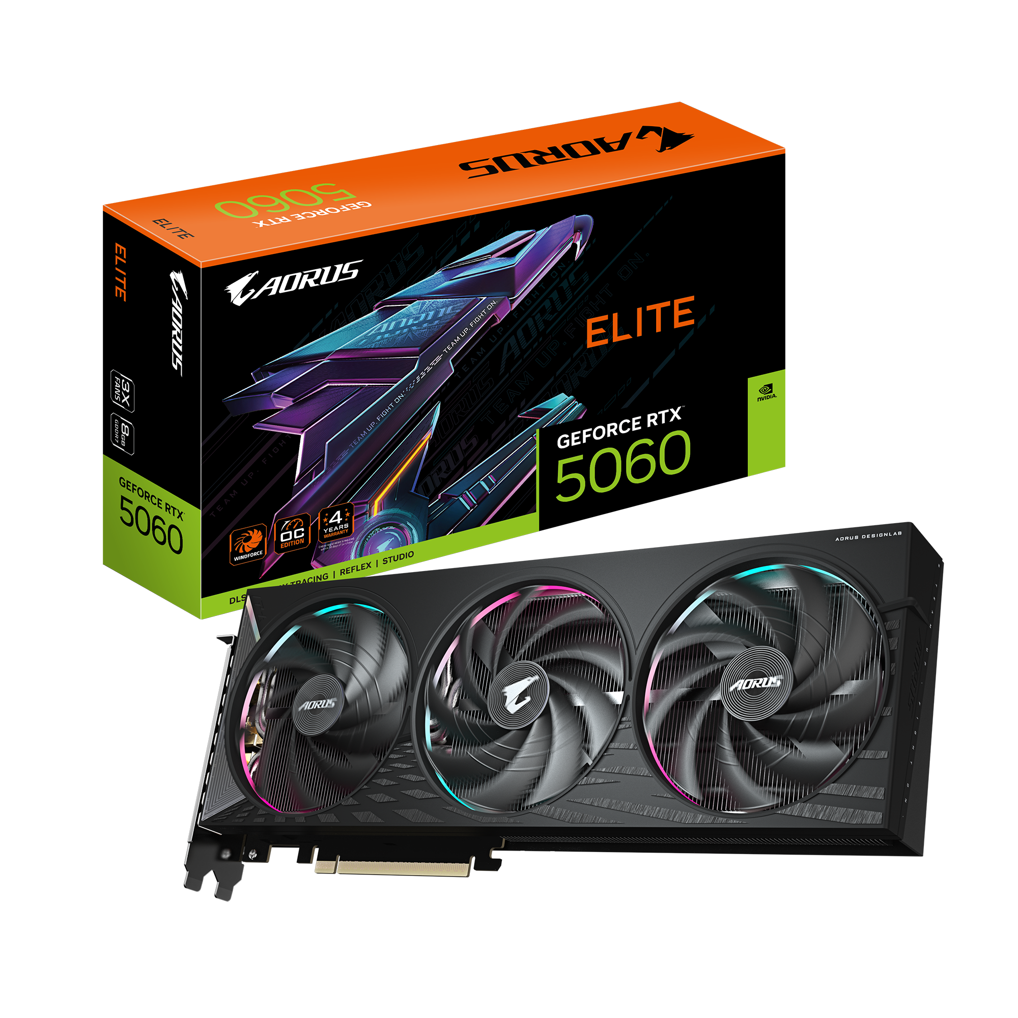 Gigabyte GeForce RTX 5060 | Aorus Elite 8GB GPU