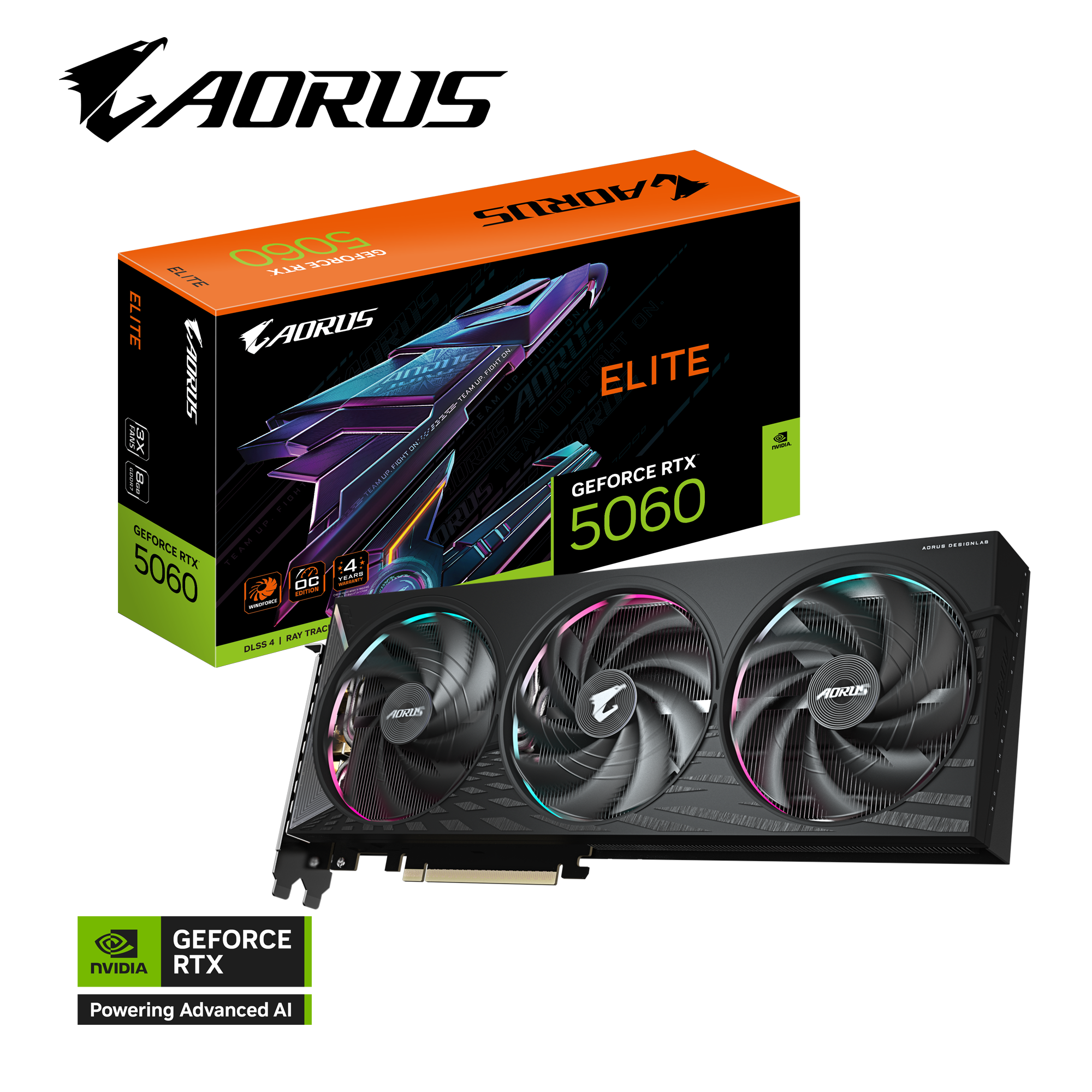Gigabyte GeForce RTX 5060 | Aorus Elite 8GB GPU