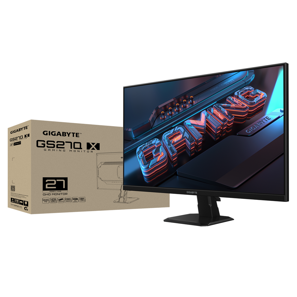 Gigabyte GS27Q X | 27" 240Hz 1440P (QHD) IPS Gaming Monitor