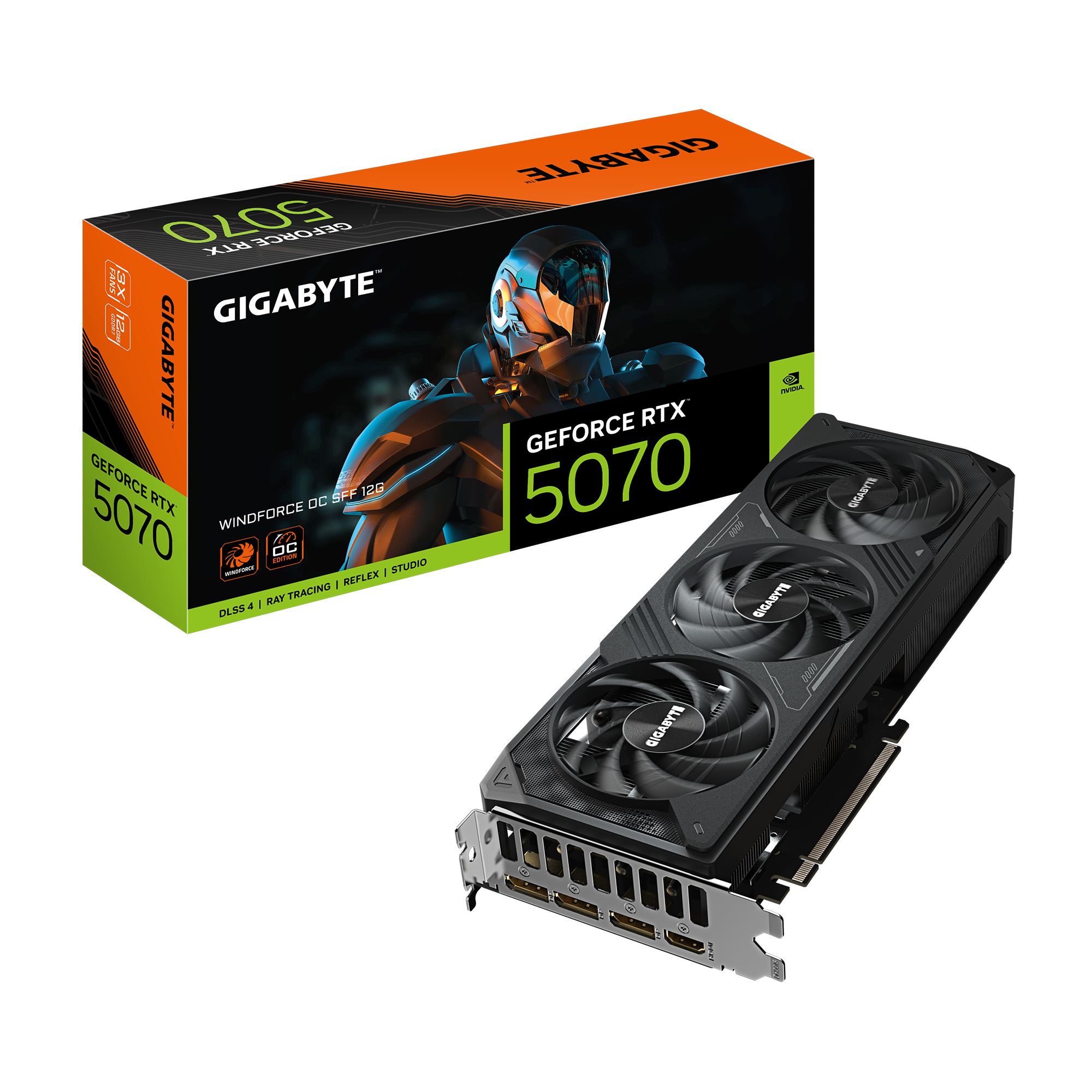 Gigabyte GeForce RTX 5070 | Windforce OC SFF 12GB GPU