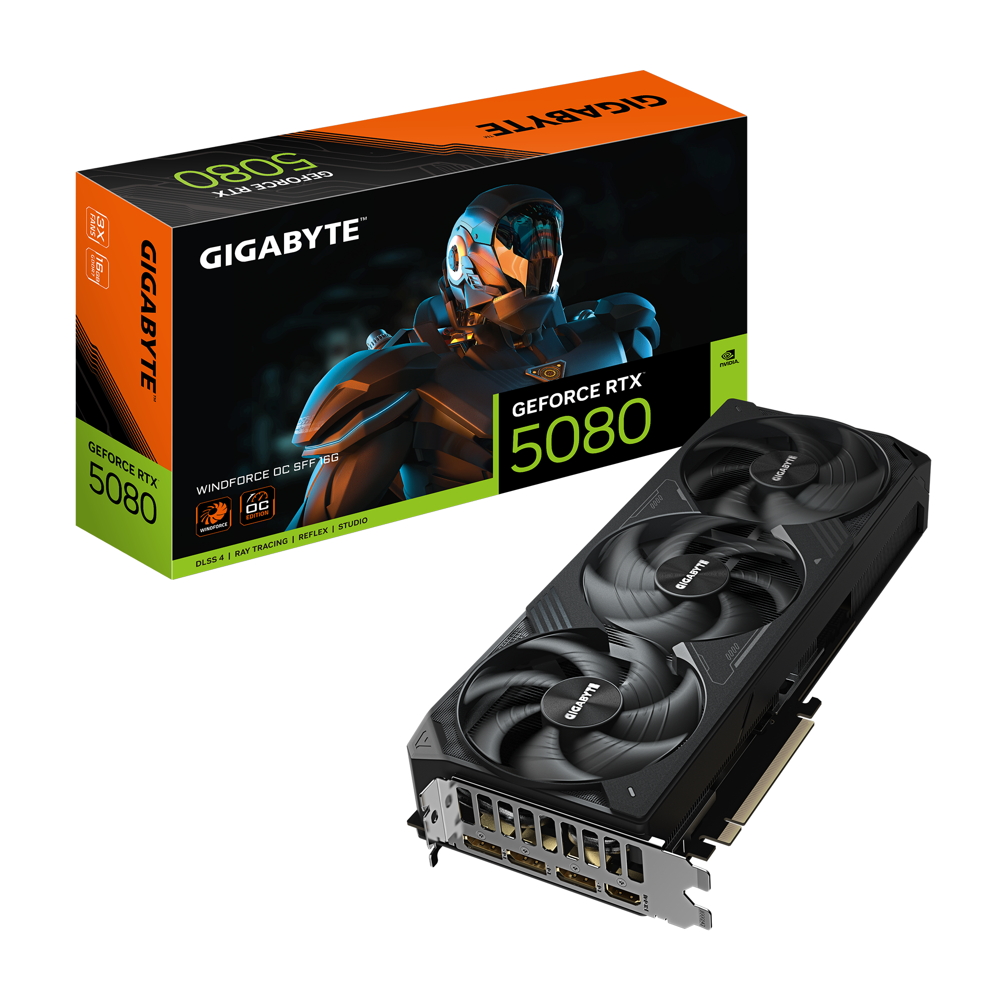 Gigabyte GeForce RTX 5080 | Windforce OC SFF 16GB GPU
