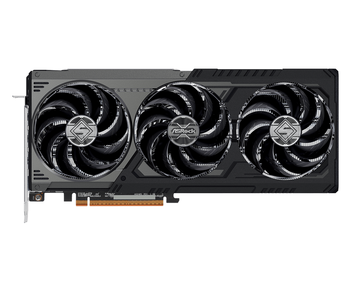 Asrock Radeon RX 9070 XT | Steel Legend Dark 16GB GPU