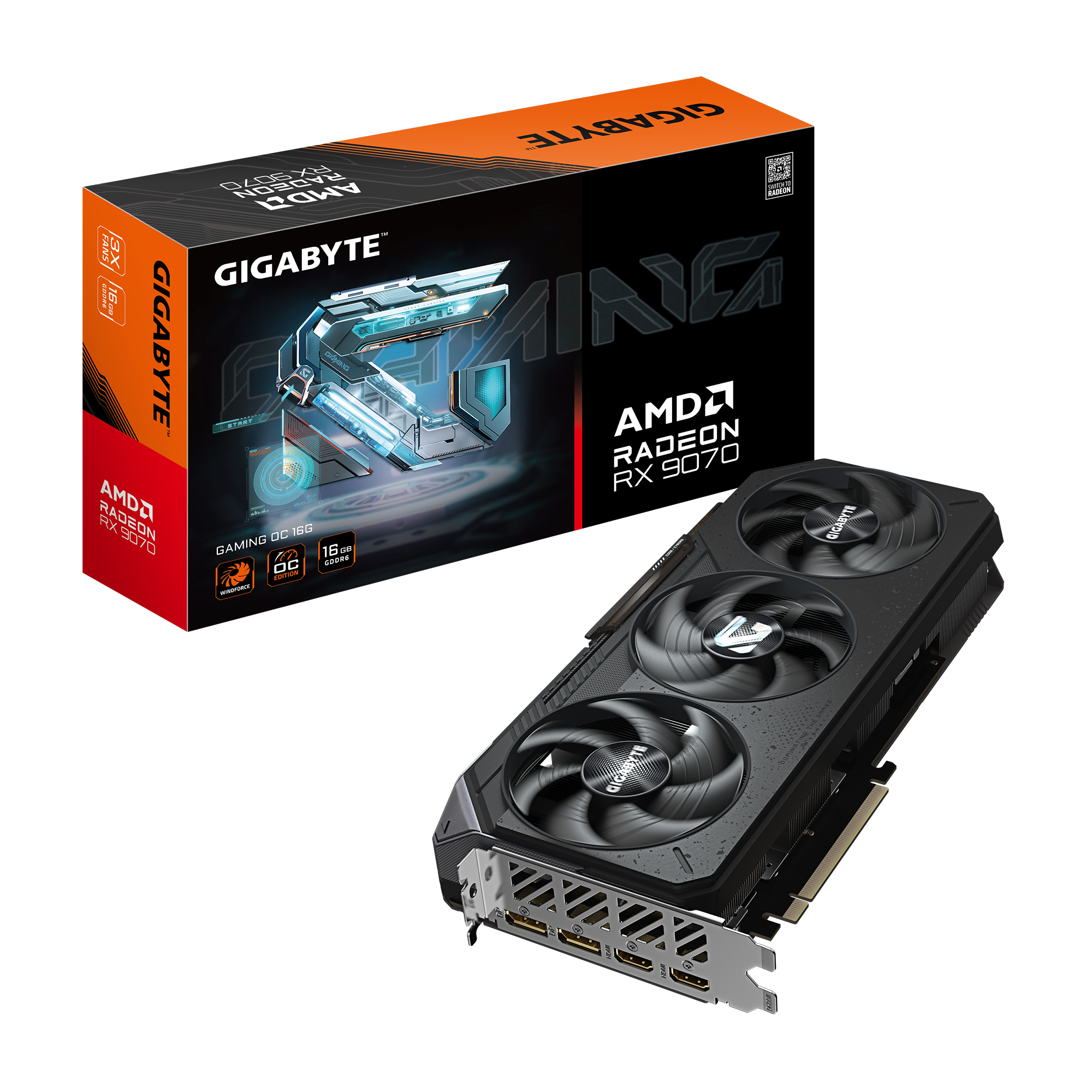 Gigabyte Radeon RX 9070 | Gaming OC 16GB GPU