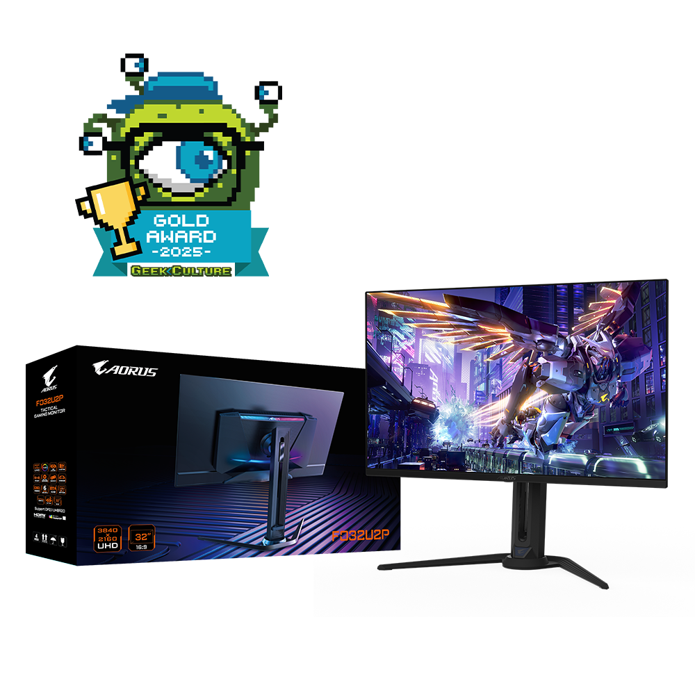 Gigabyte Aorus FO32U2P | 32" 240HZ 4K UHD (2160P) QD-OLED Gaming Monitor - DisplayPort 2.1 (UHBR 20)