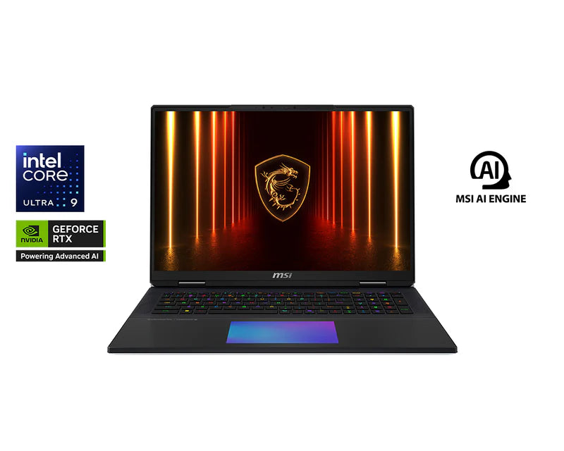 MSI Titan 18 Hx AI | Intel Ultra 9 285HX RTX 5090 | 18" Gaming Laptop