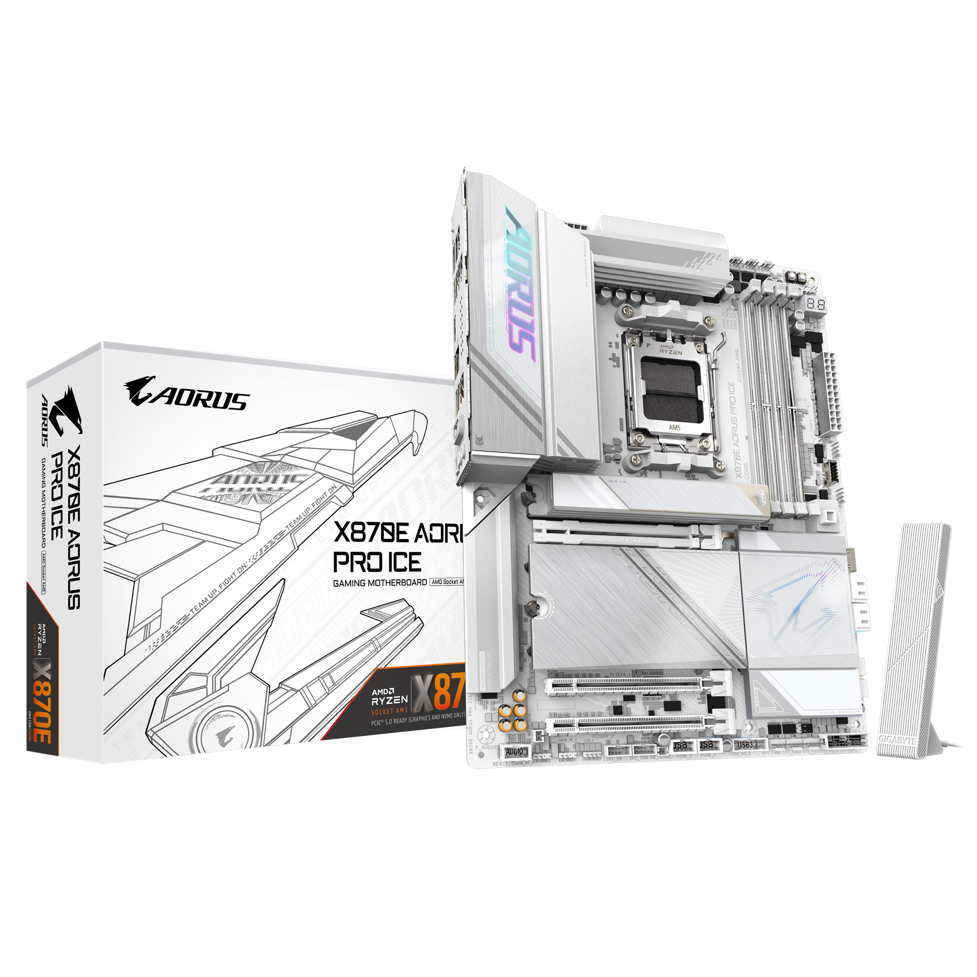 Gigabyte X870E Aorus Pro Ice | AM5 ATX Motherboard