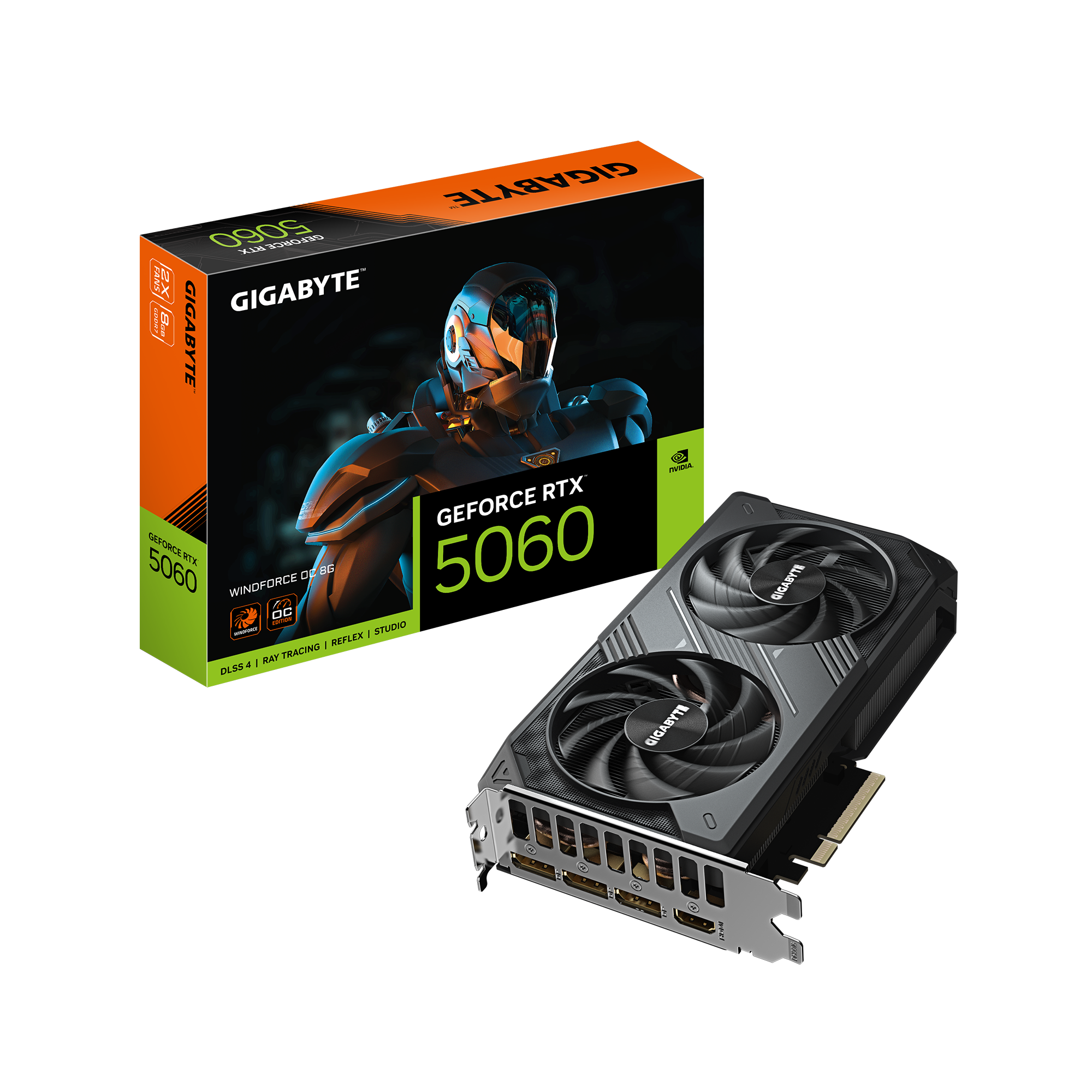 Gigabyte GeForce RTX 5060 | Windforce OC 8GB GPU