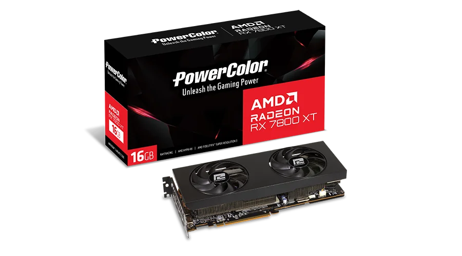【美品】Radeon RX 7800 XT OC Edition 16GB PowerColor Radeon RX 7800XT | 16GB GPU