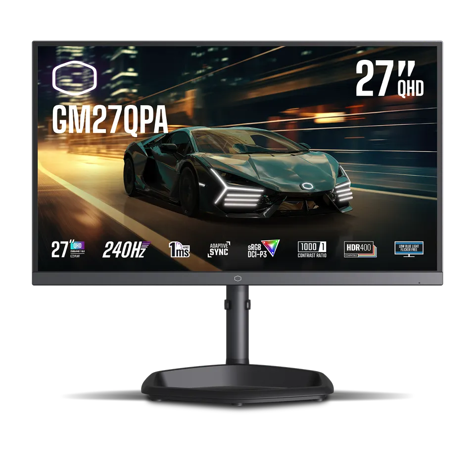 Cooler Master GM27QPA | 27" 240Hz 1440P (QHD) Gaming IPS Monitor