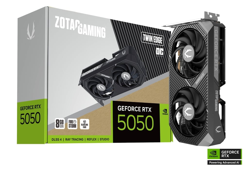 Zotac GeForce RTX 5050 | Twin Edge OC 8GB GPU