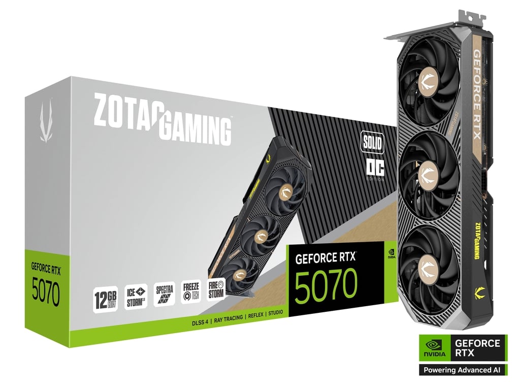 Zotac GeForce RTX 5070 | Solid OC 12GB GPU