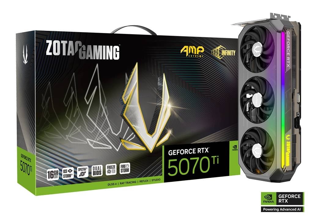 Zotac GeForce RTX 5070Ti | AMP Extreme Infinity 16GB GPU