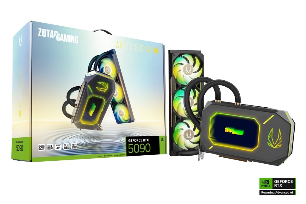 Zotac GeForce RTX 5090 | Arcticstorm AIO Liquid Cooler 32GB GPU
