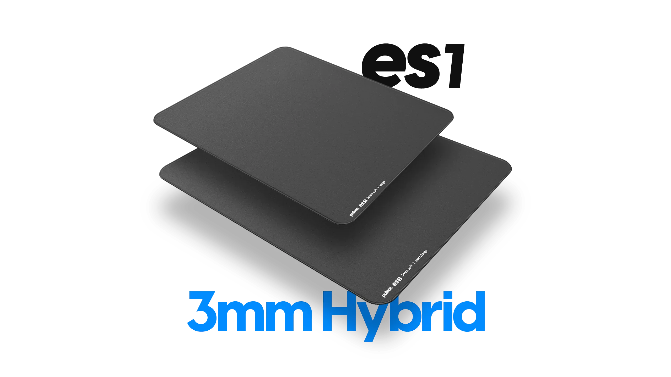 Pulsar ES1 XL Gaming Mousepad Black Graphic