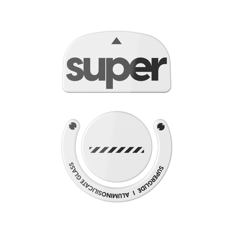 Pulsar Superglide Glass Mouse feet for Logitech GPRO X Superlight white