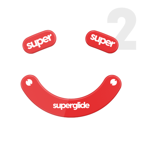 Pulsar Superglide 2 | Glass Mouse Feet for Various Mice