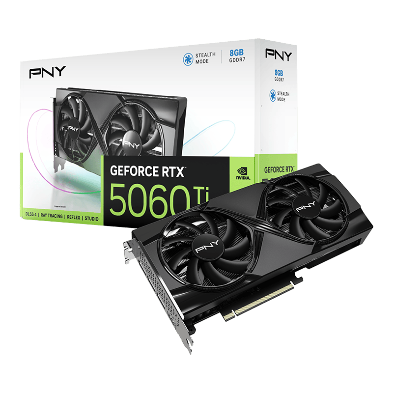 PNY GeForce RTX 5060TI | Dual 8GB GPU