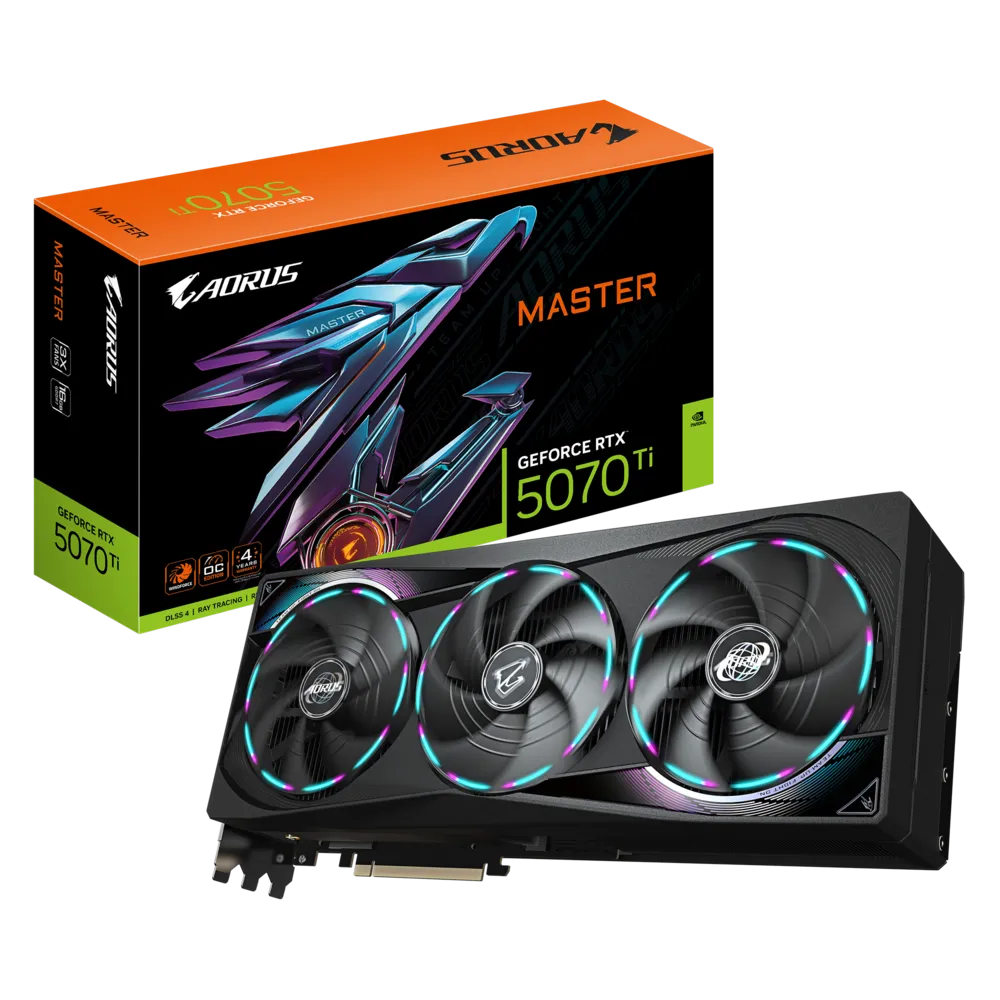 Gigabyte GeForce RTX 5070Ti | Aorus Master 16GB GPU