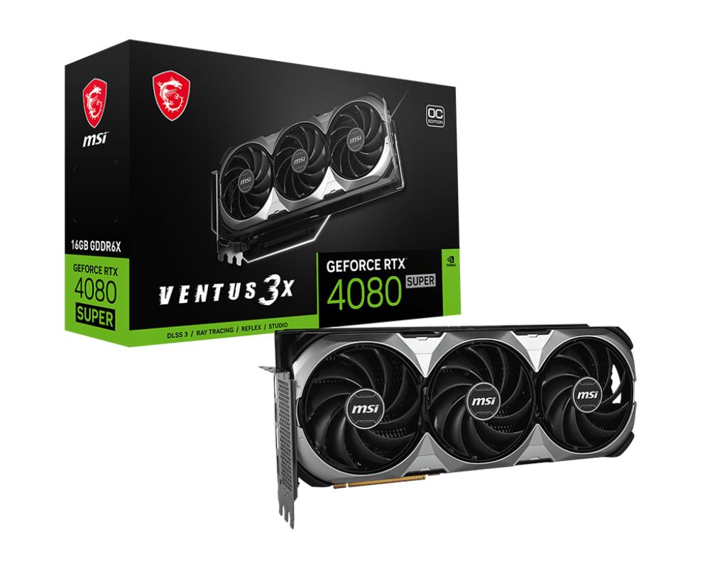 MSI GeForce RTX 4080 super | Ventus 3X OC 16GB GPU