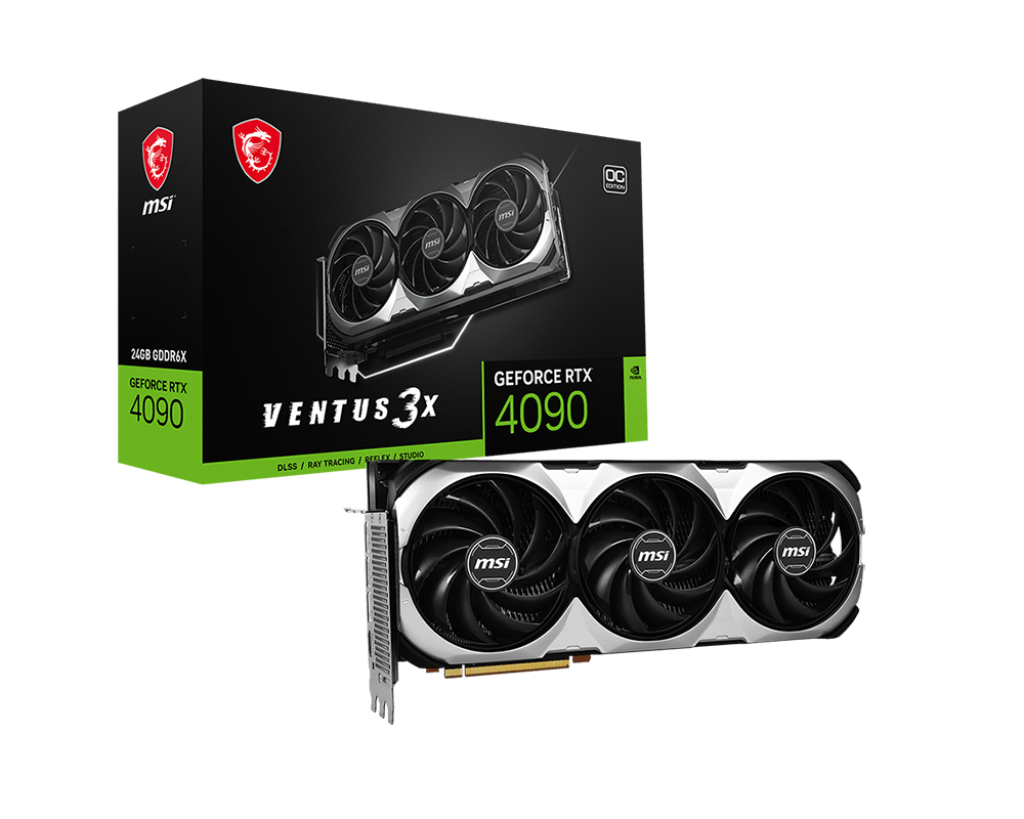 MSI GeForce RTX 4090 | VENTUS 3X 24GB GPU