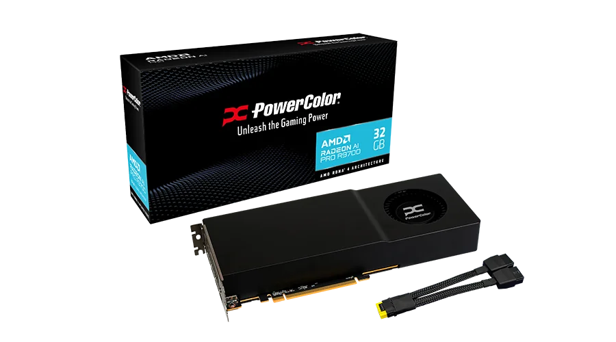 PowerColor Radeon AI PRO R9700 | AI TOP 32GPU