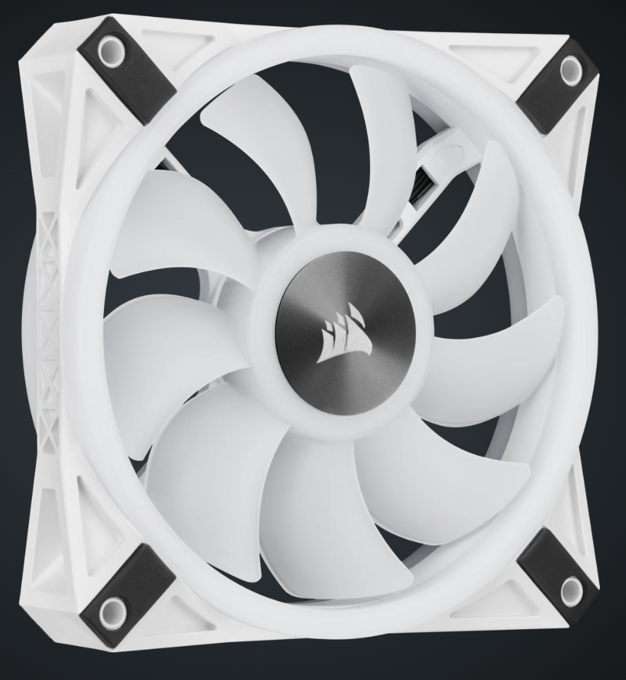 Corsair QL120 | 120mm RGB 3 Pack Fan (White)