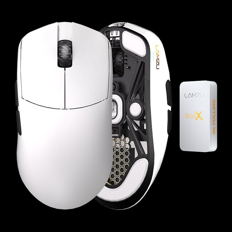 Lamzu Maya X 8K Dongle | Wireless Gaming Mouse (Black)