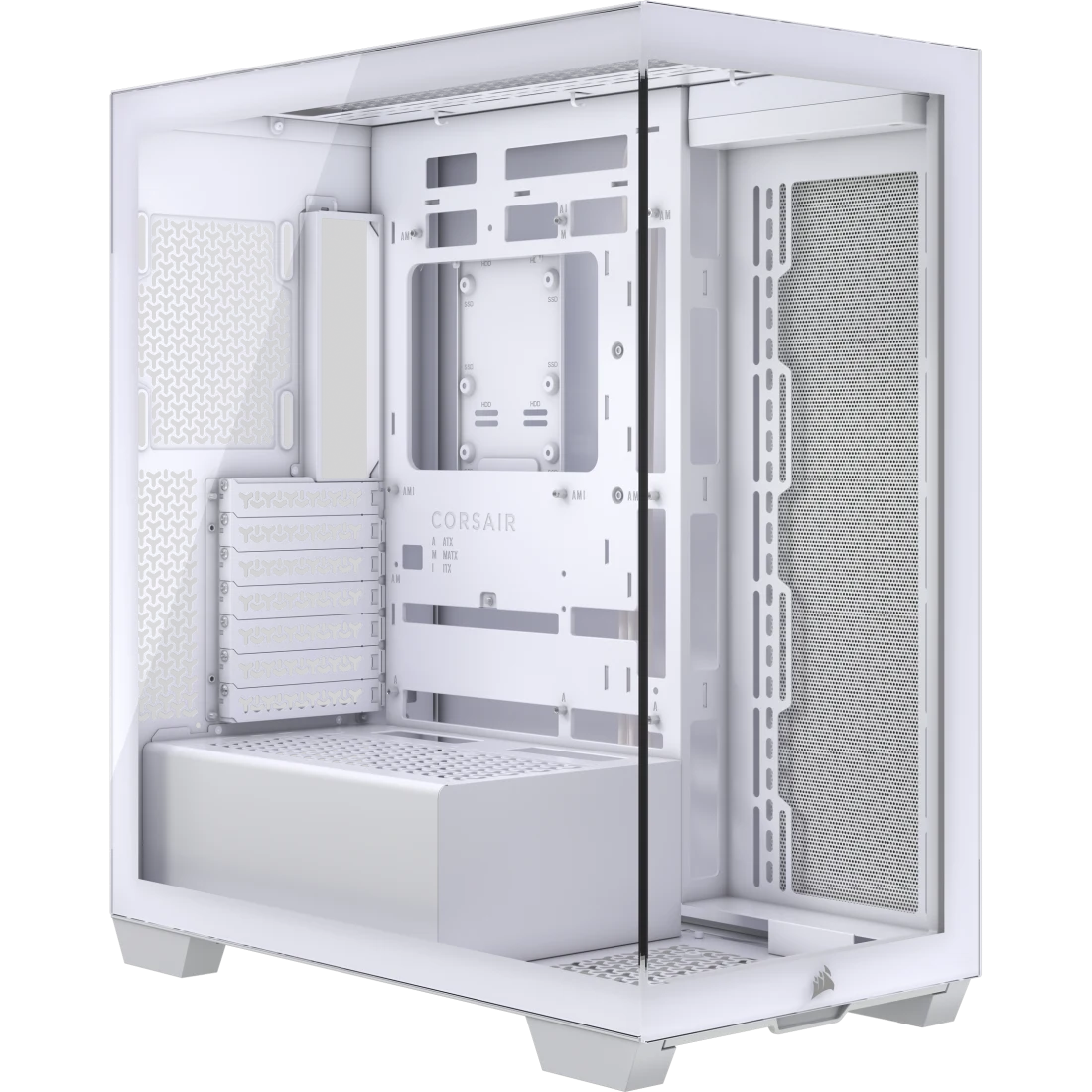 Corsair 3500X | Tempered Glass Micro Case (White/Black)