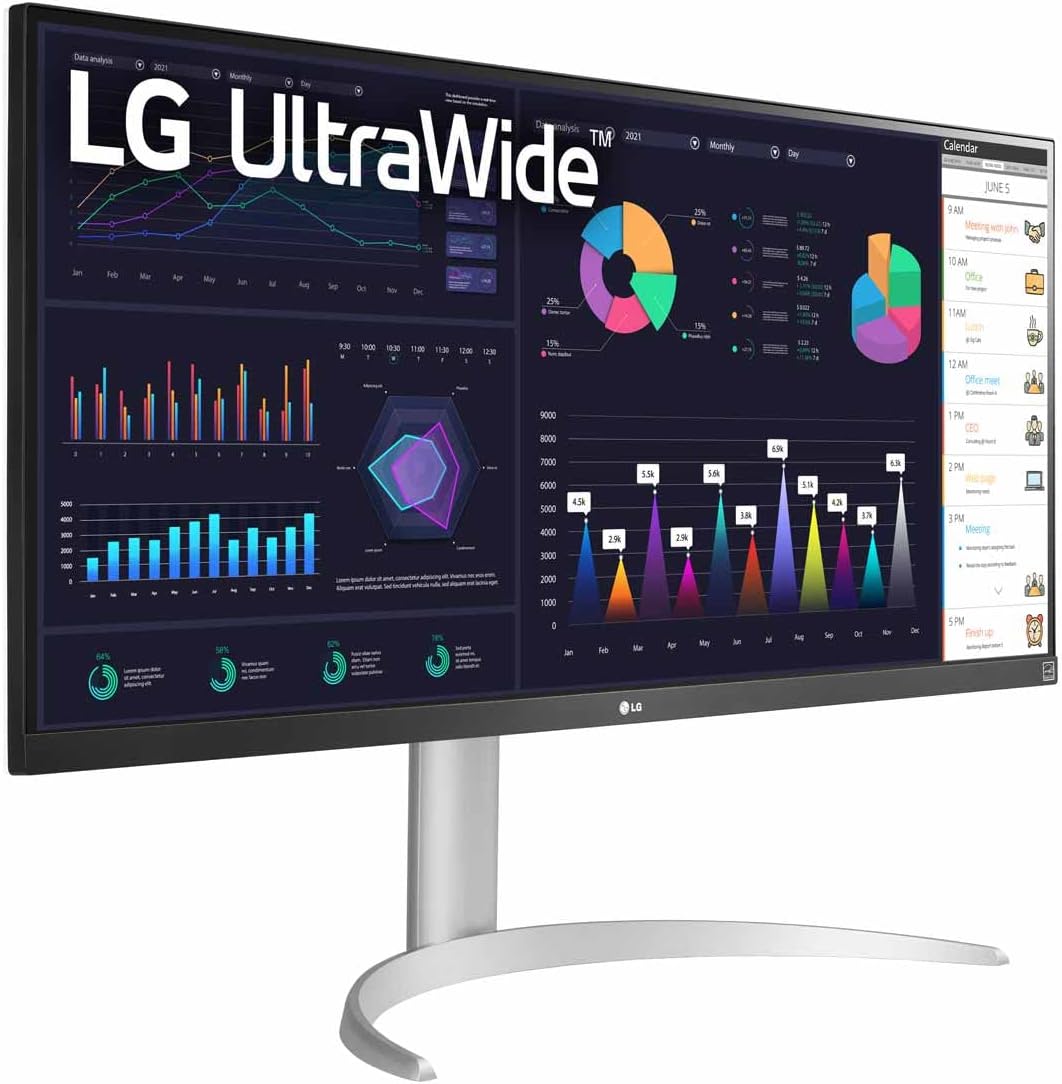 LG 34WQ650-W | 34" FHD Ultrawide 100HZ IPS Monitor