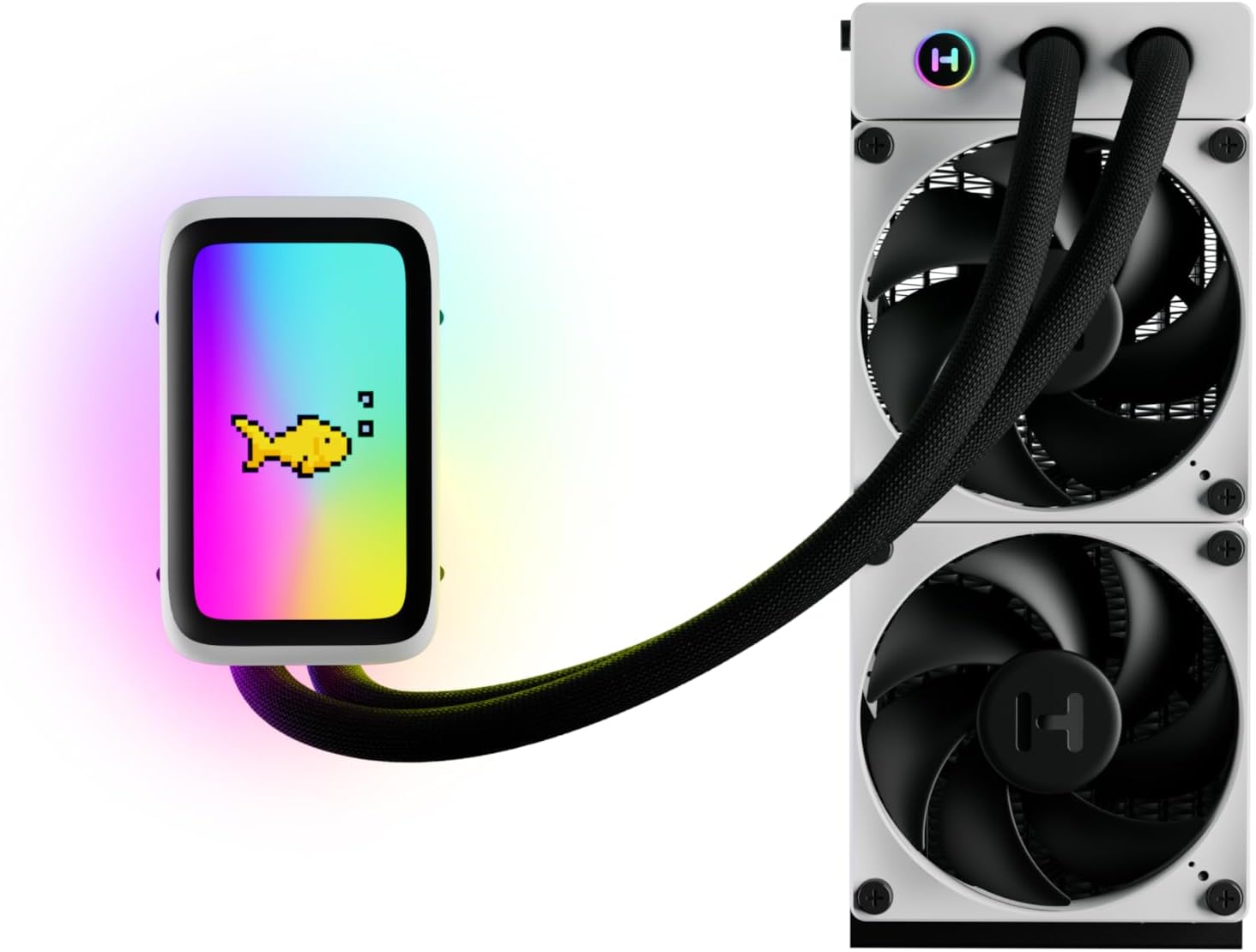 HYTE THICC Q60 | 280mm AIO Liquid CPU Cooler with Display