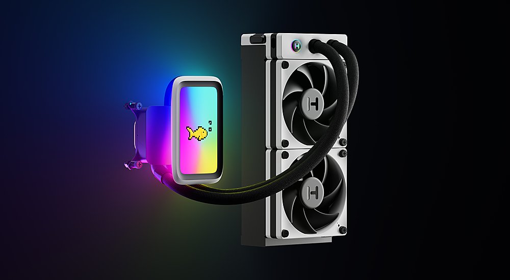 HYTE THICC Q60 | 280mm AIO Liquid CPU Cooler with Display
