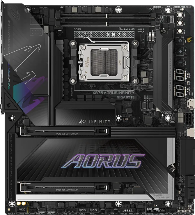 GIGABYTE X870 AORUS INFINITY | ATX Motherboard.
