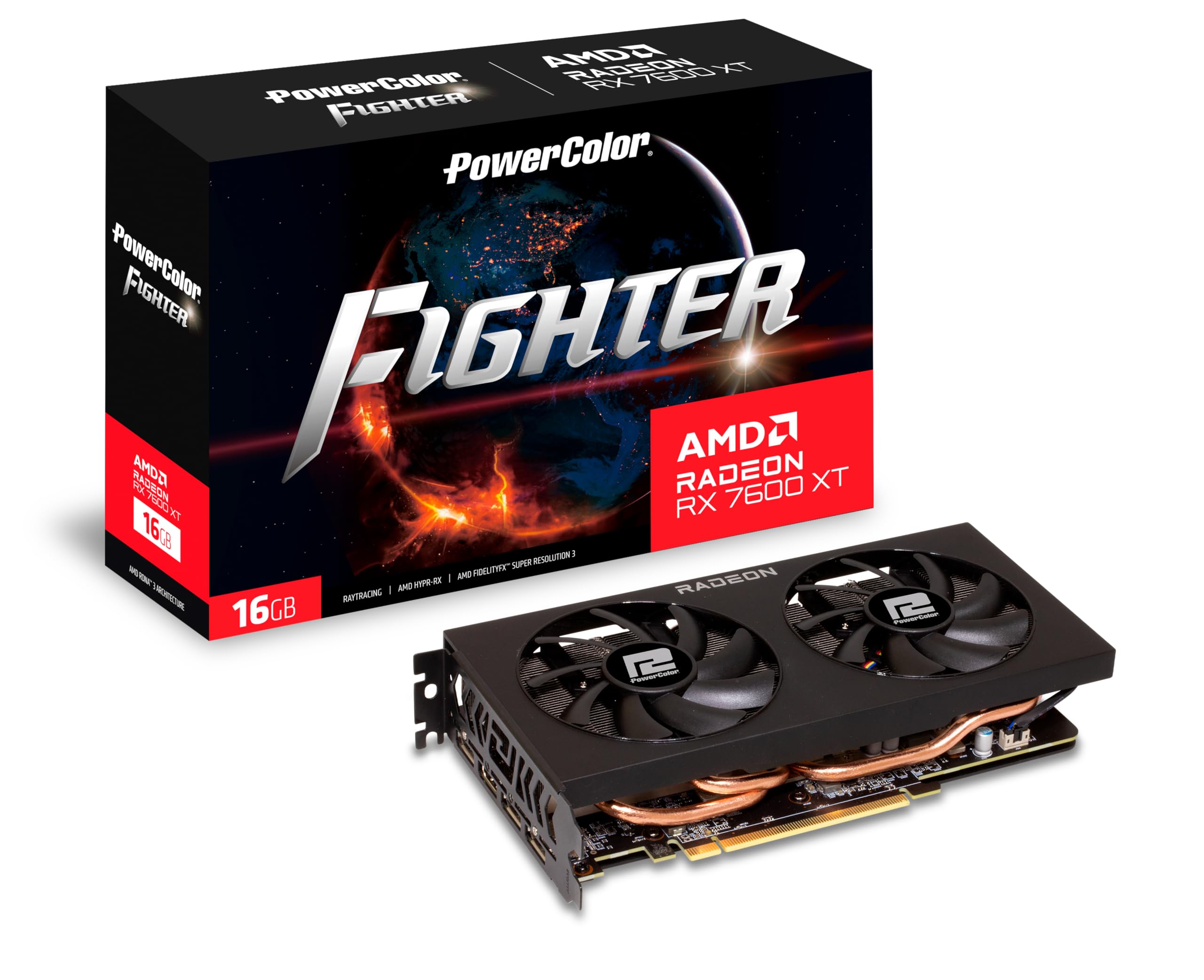 PowerColor Radeon RX 7600XT | Fighter 16GB GPU