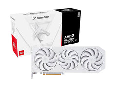 8.8 Mega Sale: PowerColor Radeon RX 9070 XT | Hellhound 16GB White GPU