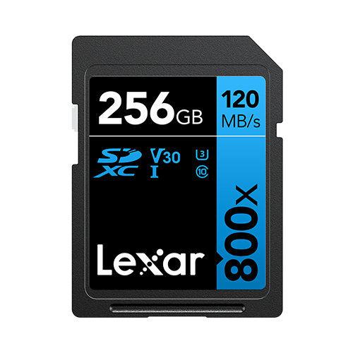 LEXAR Performance Blue Series 800x | R95/W45 MB/s SDXC™ UHS-I Cards