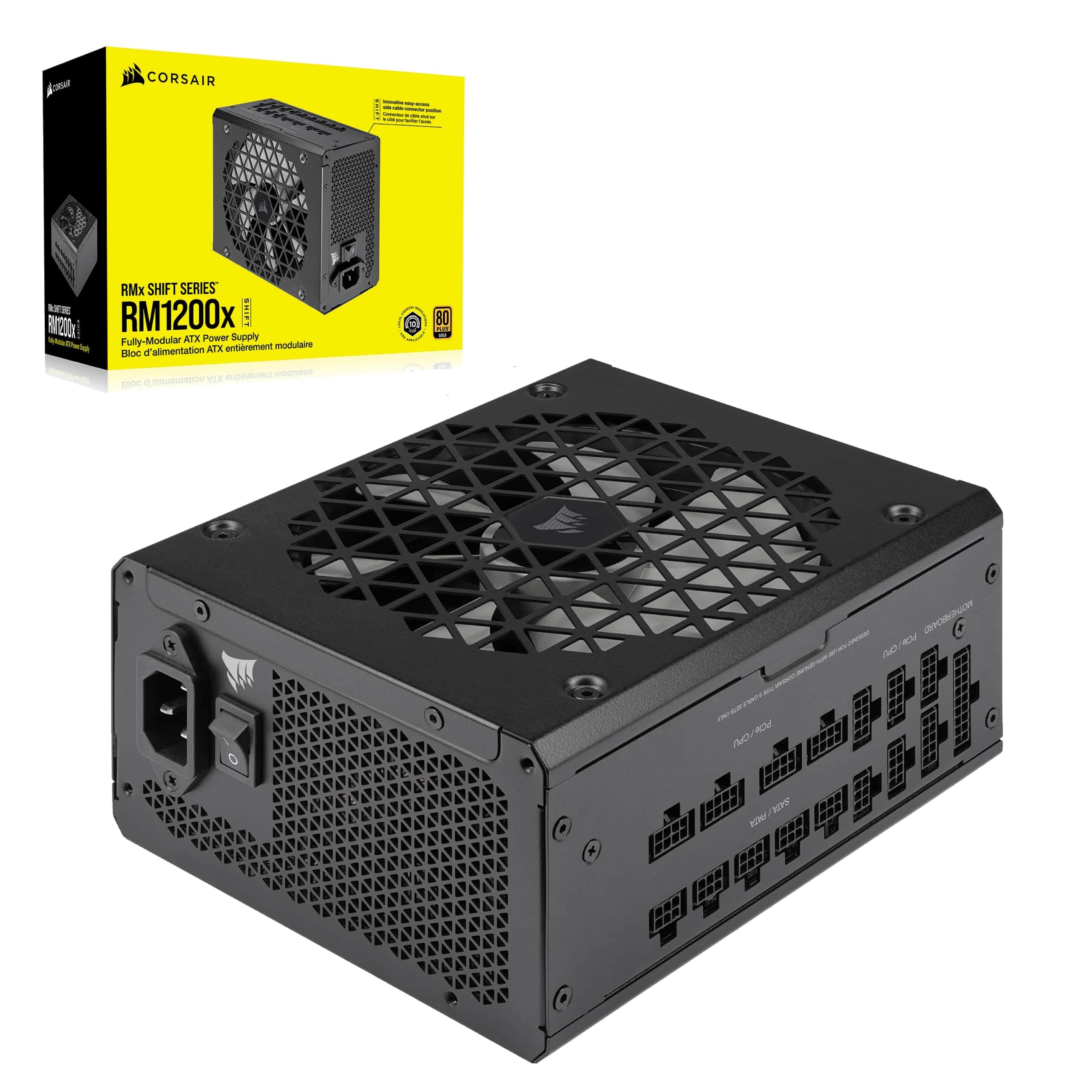 Corsair RM1200X Shift 1200W | Fully-Modular 80+ Gold PSU