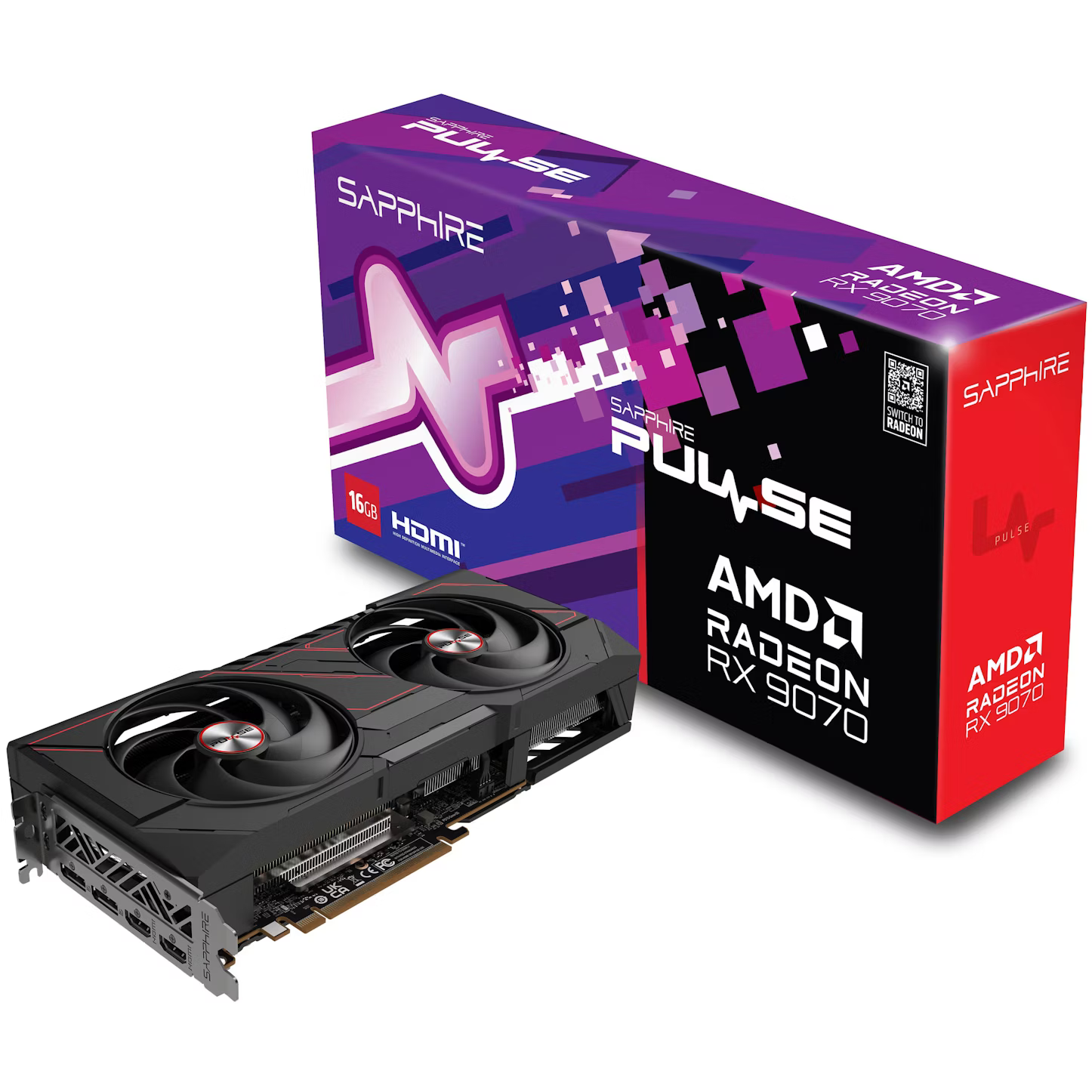 Sapphire Pulse Radeon RX 9070 | Gaming 16GB GPU