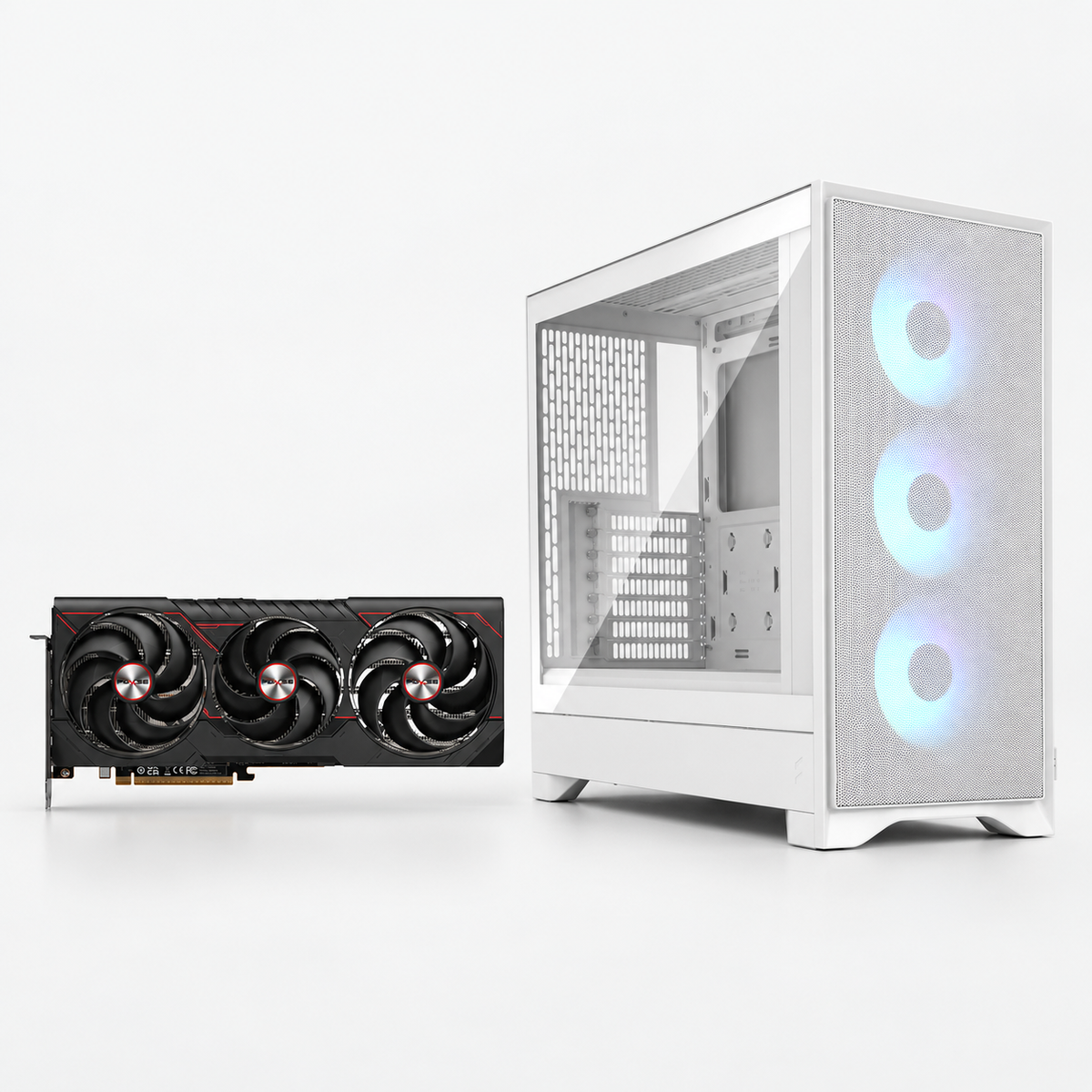 SAPPHIRE PULSE Radeon RX 9070 XT 16GB + Fractal Design Pop 2 Air TG RGB Bundle