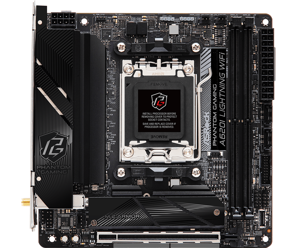 ASRock A620I | Lightning WiFi6e Motherboard