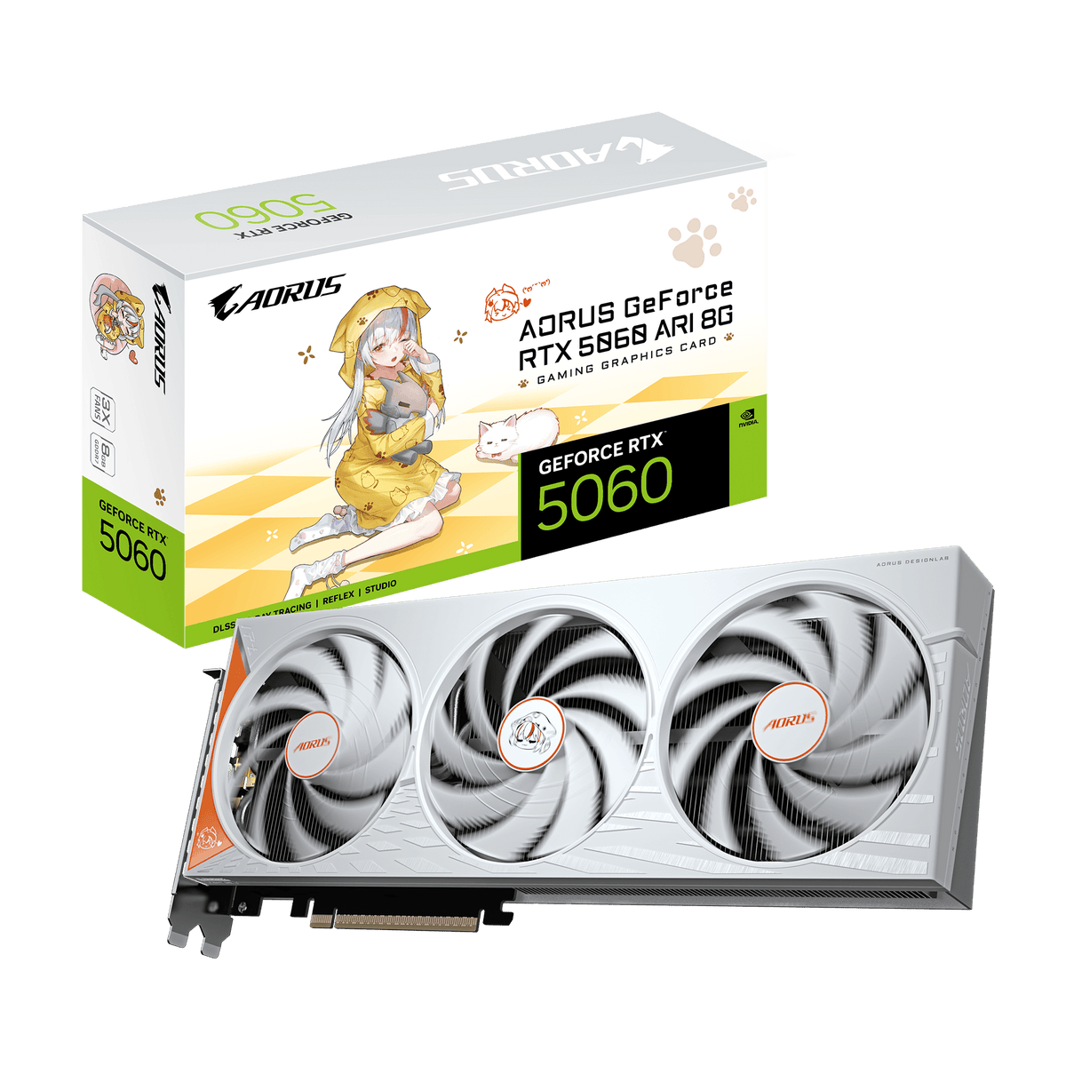Gigabyte RTX 5060 Aorus Ari - 8GB GPU