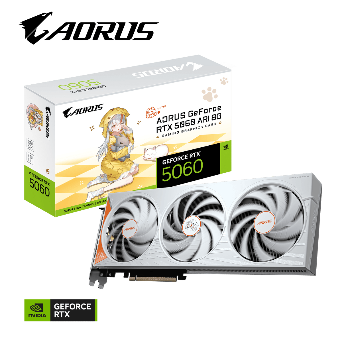 Gigabyte RTX 5060 Aorus Ari - 8GB GPU