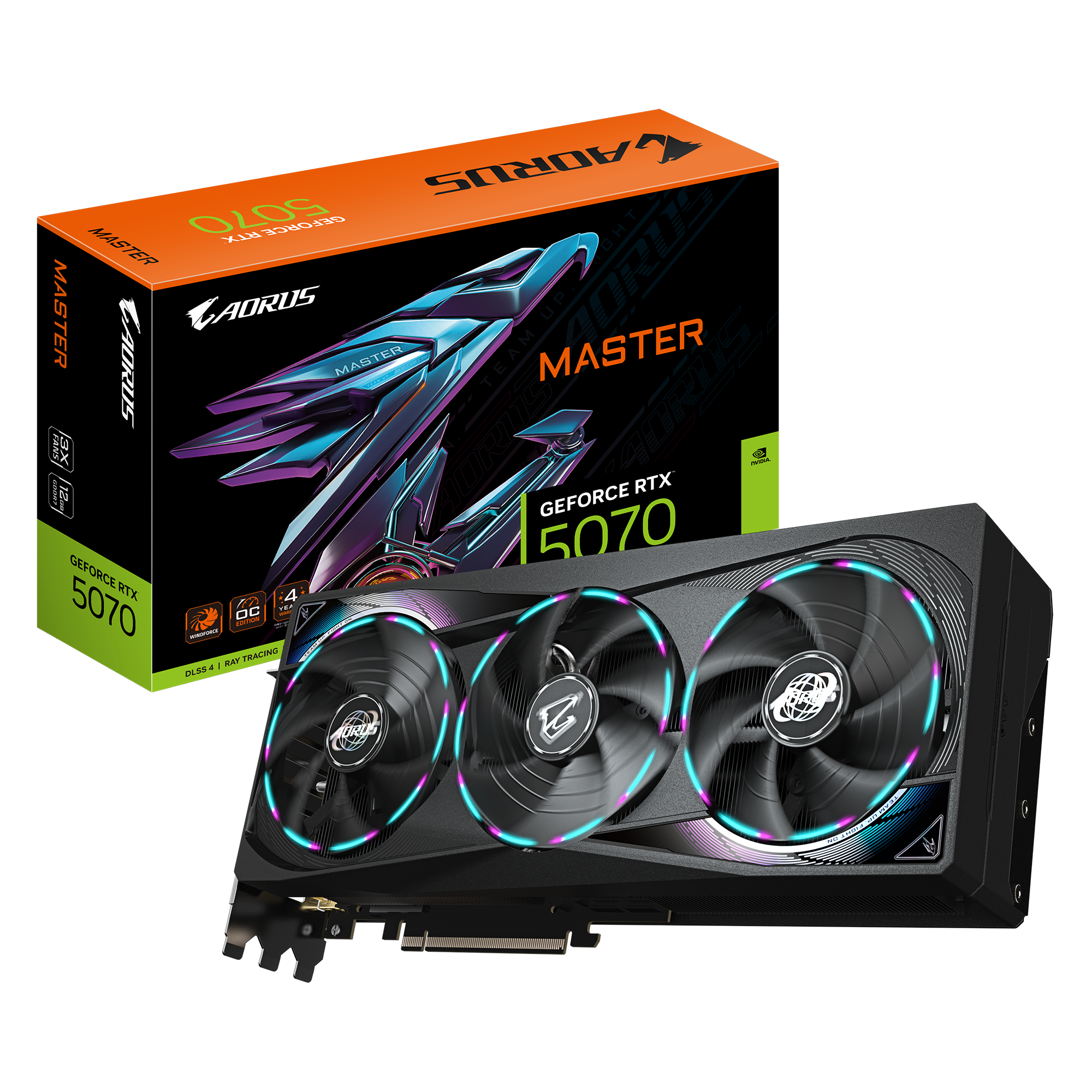 Gigabyte GeForce RTX 5070 | AORUS Master 12GB GPU