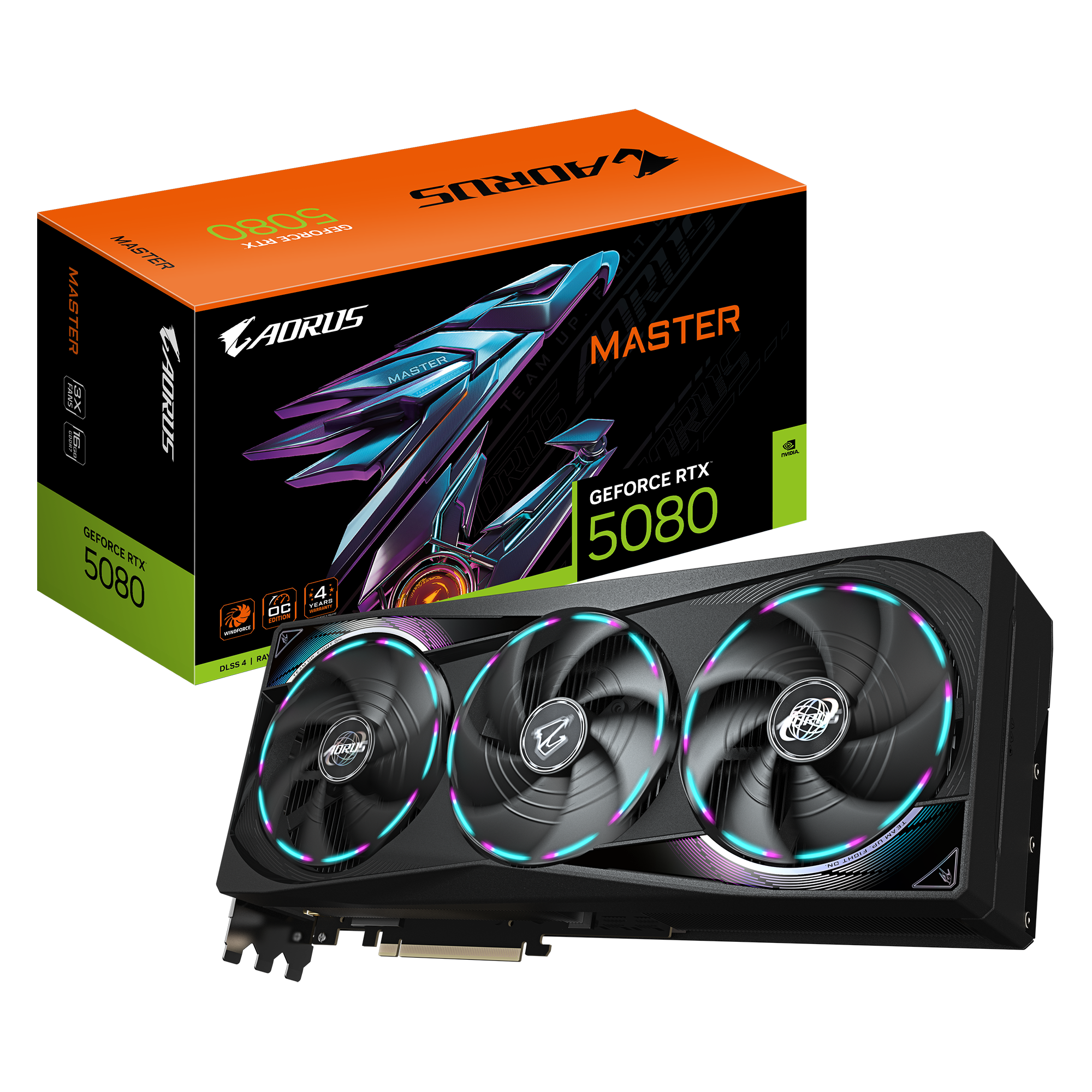 Gigabyte GeForce RTX 5080 | Aorus Master 16GB GPU