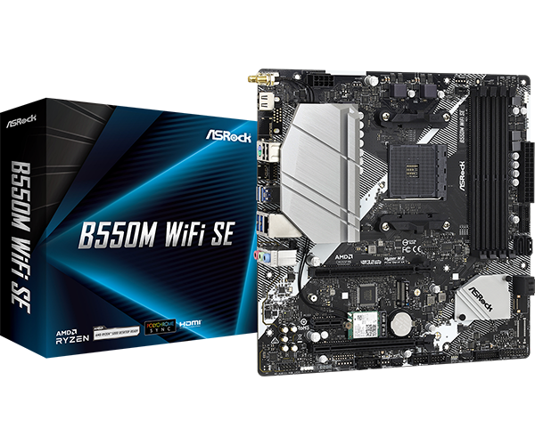 ASRock B550M WIFI SE | AM4 mATX Motherboard