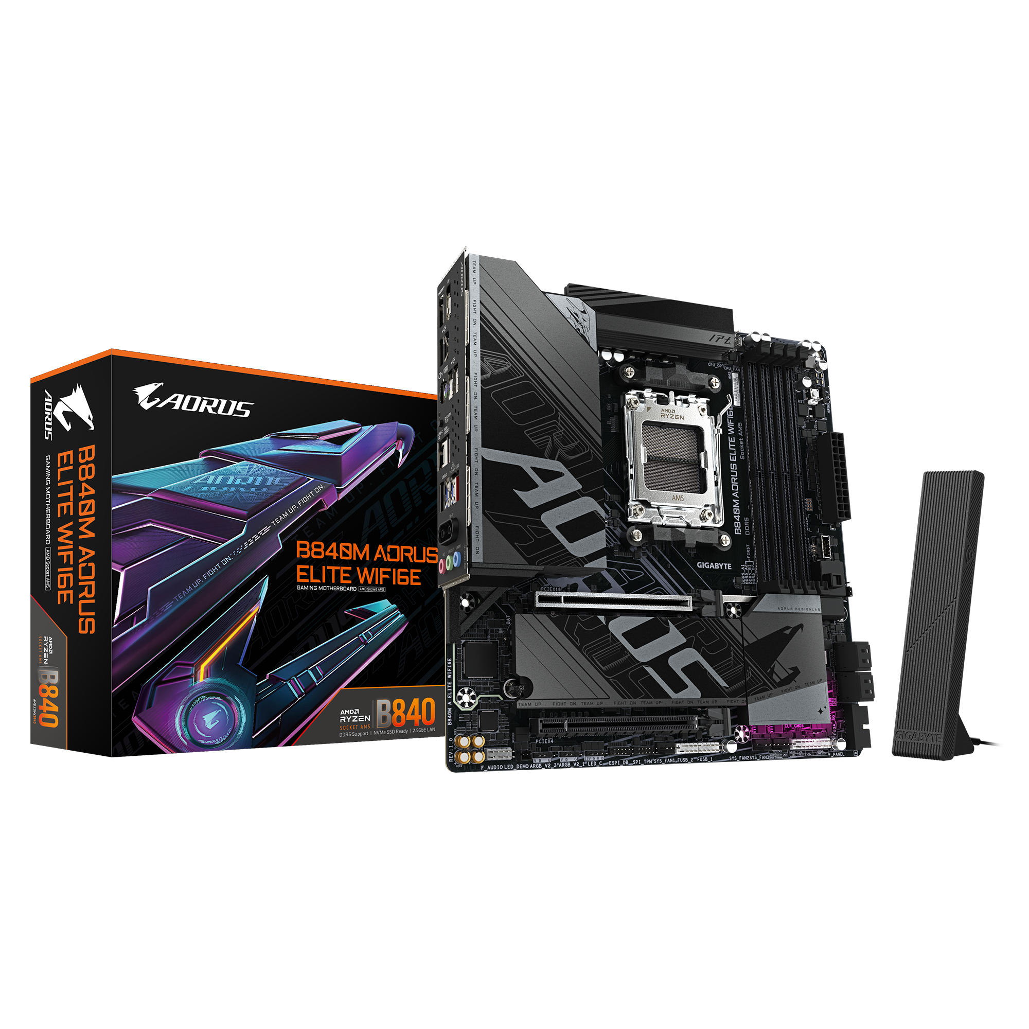 Gigabyte B840M Aorus Elite | WIFI6E AM5 Motherboard